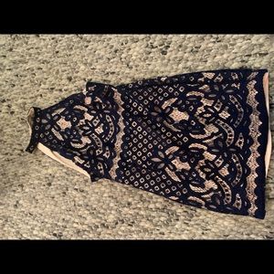 Charlotte Russe blue lace dress worn once